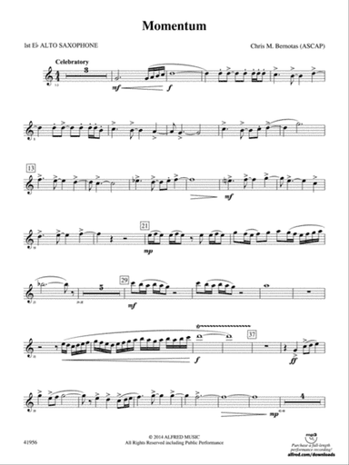 Momentum: E-flat Alto Saxophone