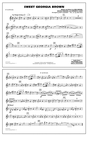 Sweet Georgia Brown (arr. Matt Conaway & Jack Holt) - Eb Alto Sax
