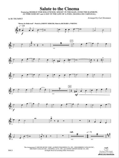 Salute to the Cinema: 1st B-flat Trumpet