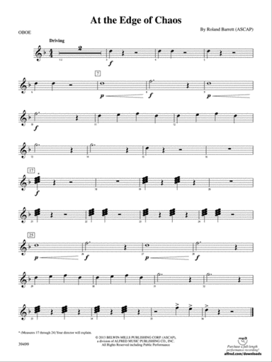 At the Edge of Chaos: Oboe