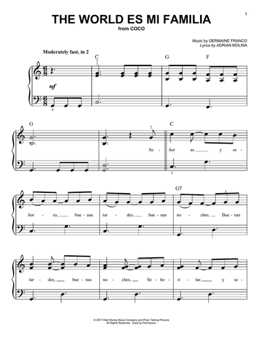 The World Es Mi Familia (from Coco)