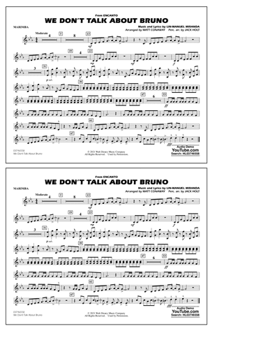 We Don't Talk About Bruno (from Encanto) (arr. Conaway) - Marimba