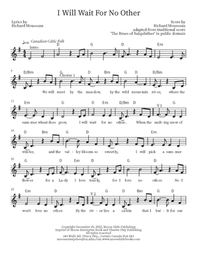 I Will Wait For No Other