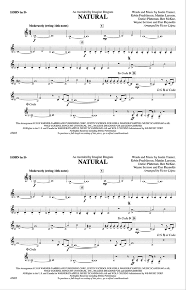Natural: Horn in B flat