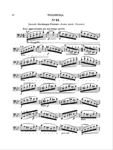 Grützmacher: Etudes, Op. 72