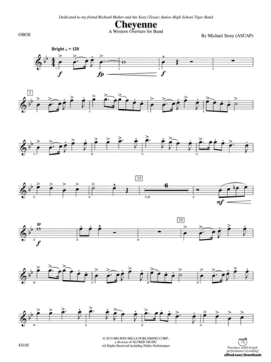 Cheyenne: Oboe