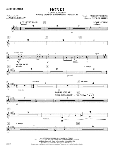 Honk!: 2nd B-flat Trumpet