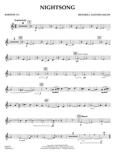 Nightsong - Baritone T.C.