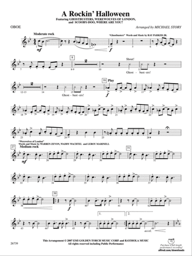 A Rockin' Halloween: Oboe