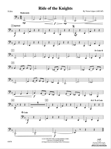 Ride of the Knights: Tuba