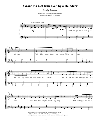 Grandma Got Run Over By A Reindeer