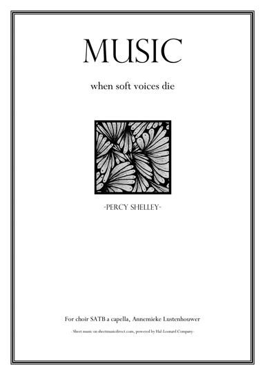 Music, when soft Voices die