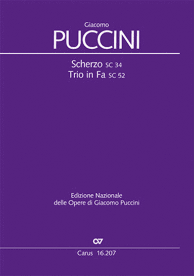 Puccini: Scherzo in A minor / Trio in F major