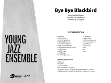 Bye Bye Blackbird: Score