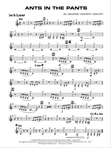 Ants in the Pants: 2nd B-flat Clarinet