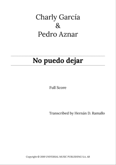 No Puedo Dejar
