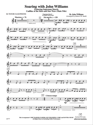 Soaring with John Williams: B-flat Tenor Saxophone