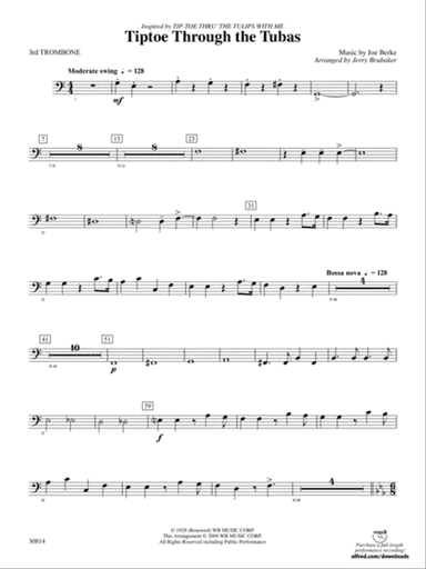 Tiptoe Through the Tubas: 3rd Trombone