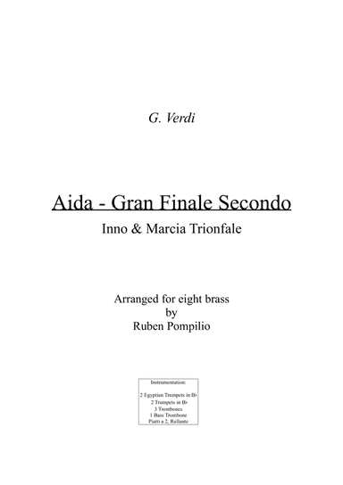 Aida final act - Hymn and Triumphal march