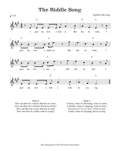 The Riddle Song