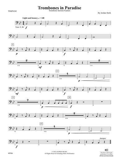 Trombones in Paradise: Timpani