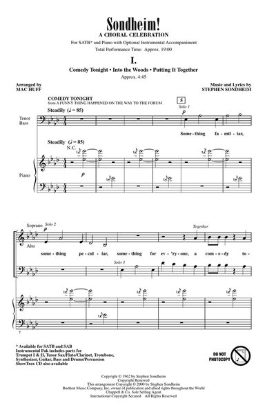 Sondheim! A Choral Celebration (Medley) (arr. Mac Huff)