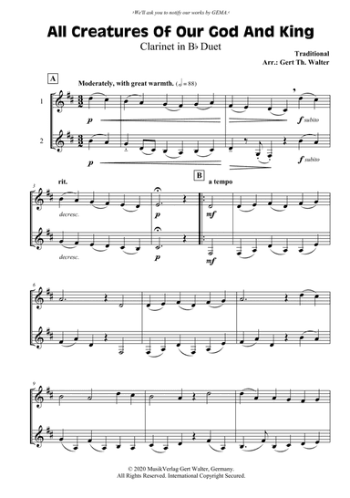 All Creatures Of Our God And King