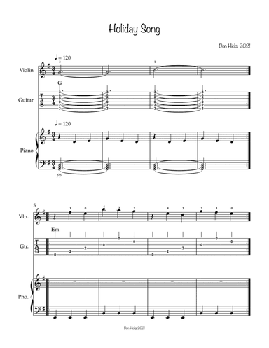 Holiday Song