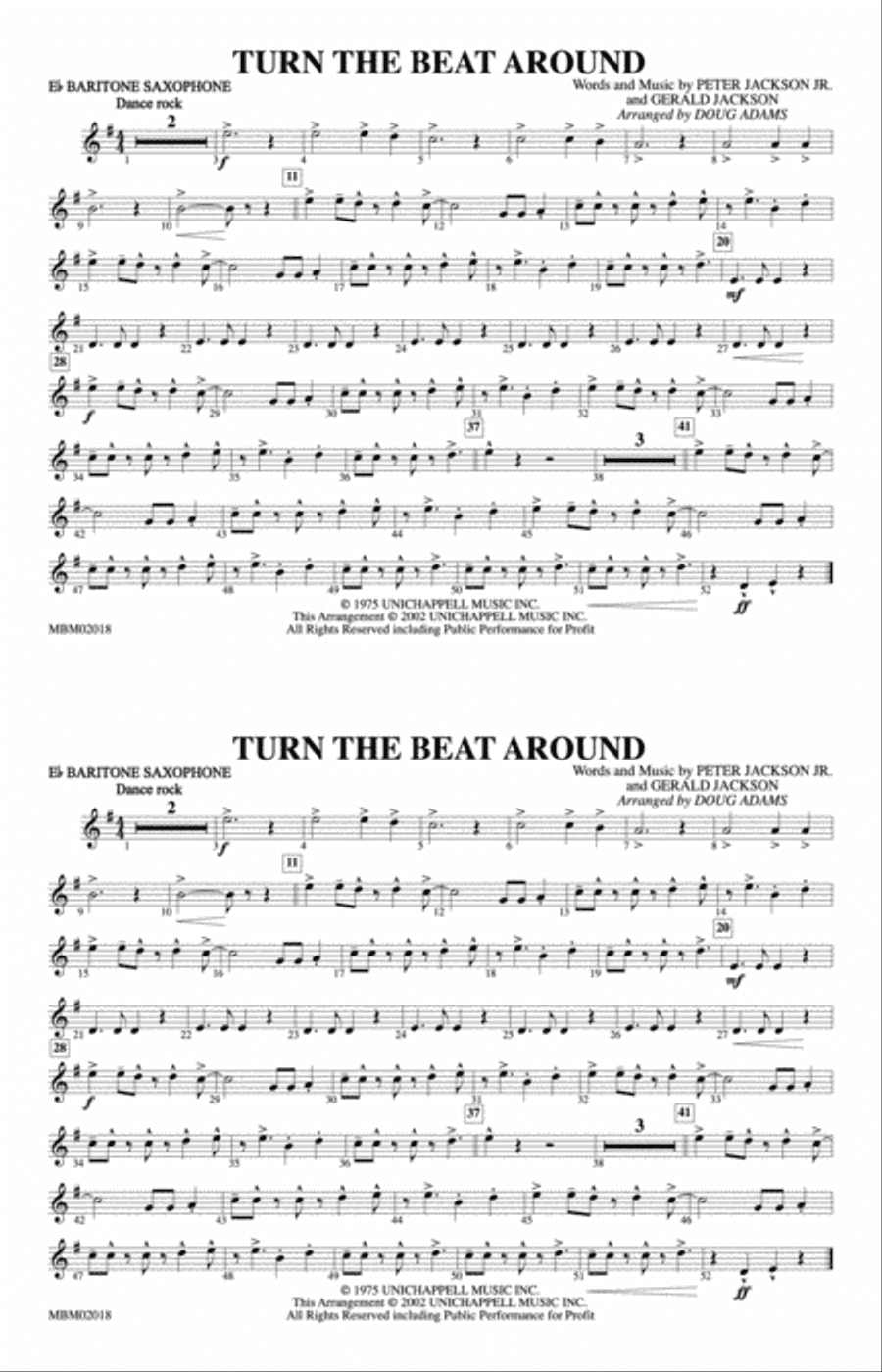 Turn the Beat Around: E-flat Baritone Saxophone