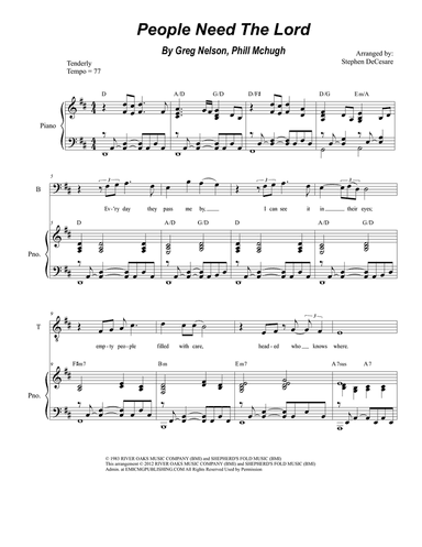 People Need The Lord