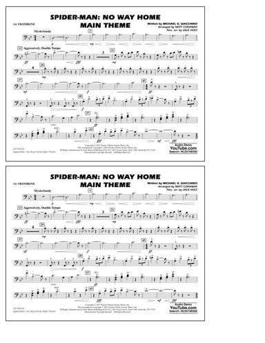 Spider-Man: No Way Home Main Theme (arr. Conaway) - 1st Trombone