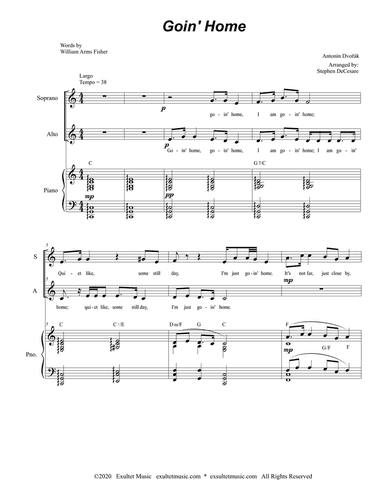 Goin' Home (Duet for Soprano and Alto Solo)