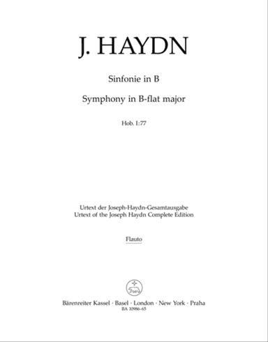 Symphony in B-flat major Hob. I:77