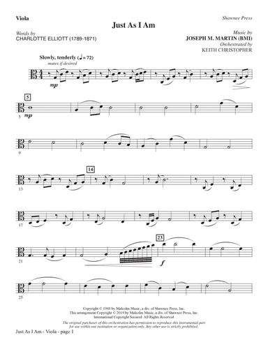 Just As I Am - Viola