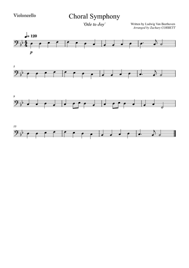 Choral Symphony Ode To Joy