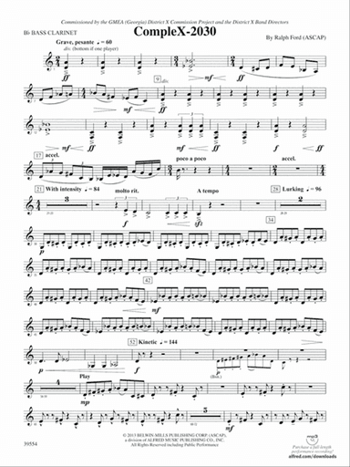 CompleX-2030: B-flat Bass Clarinet