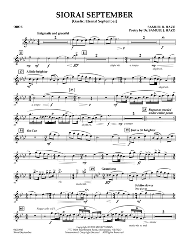 Siorai September - Oboe