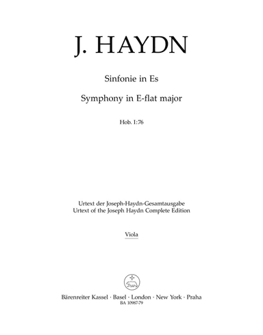Symphony in E-flat major Hob. I:76