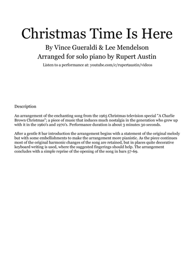 Christmas Time Is Here