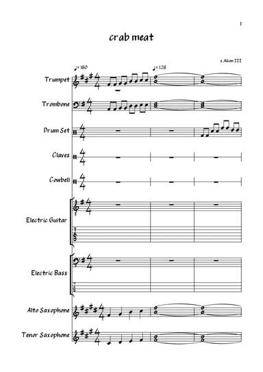 Crab meat - Score Only