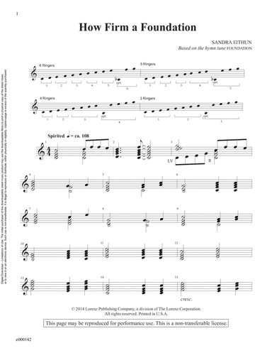 How Firm a Foundation (Reproducible Download)