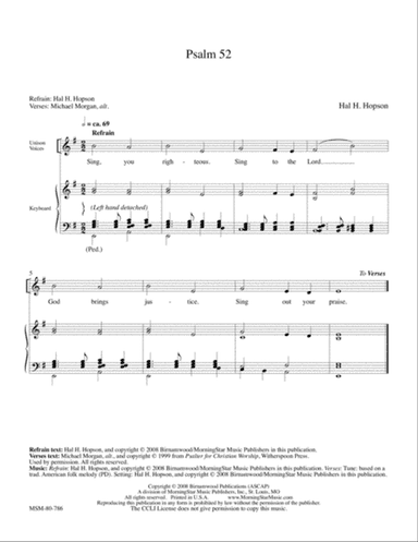 Psalm 52 (Downloadable)