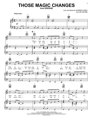 Those Magic Changes (from Grease)