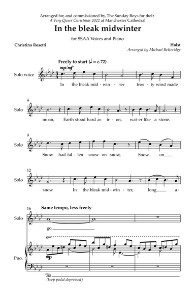 In the Bleak Midwinter