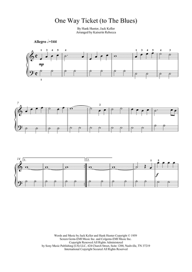 One Way Ticket (to The Blues)