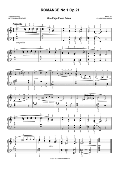 Romance No.1 Op.21