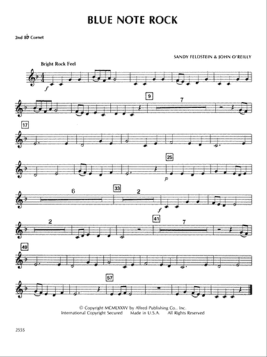 Blue Note Rock: 2nd B-flat Cornet