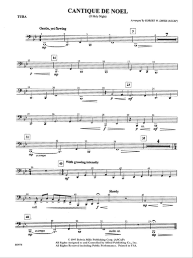 Cantique de Noel (O Holy Night): Tuba