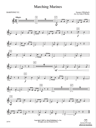 Marching Marines: Baritone T.C.