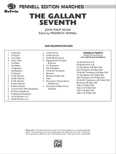 The Gallant Seventh: Score